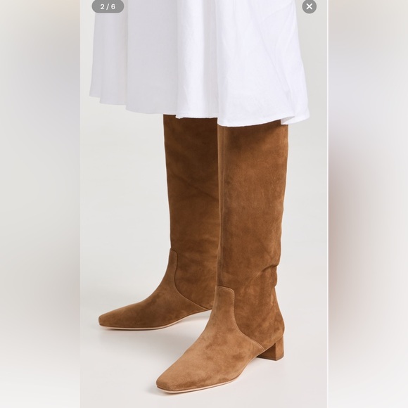 Loeffler Randall Indy low heel tall boots 7b - Picture 2 of 10